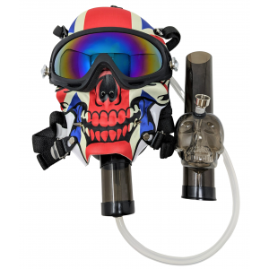 Ski Skull Gas Mask Bag Set - Assorted Colors [GMSK01]